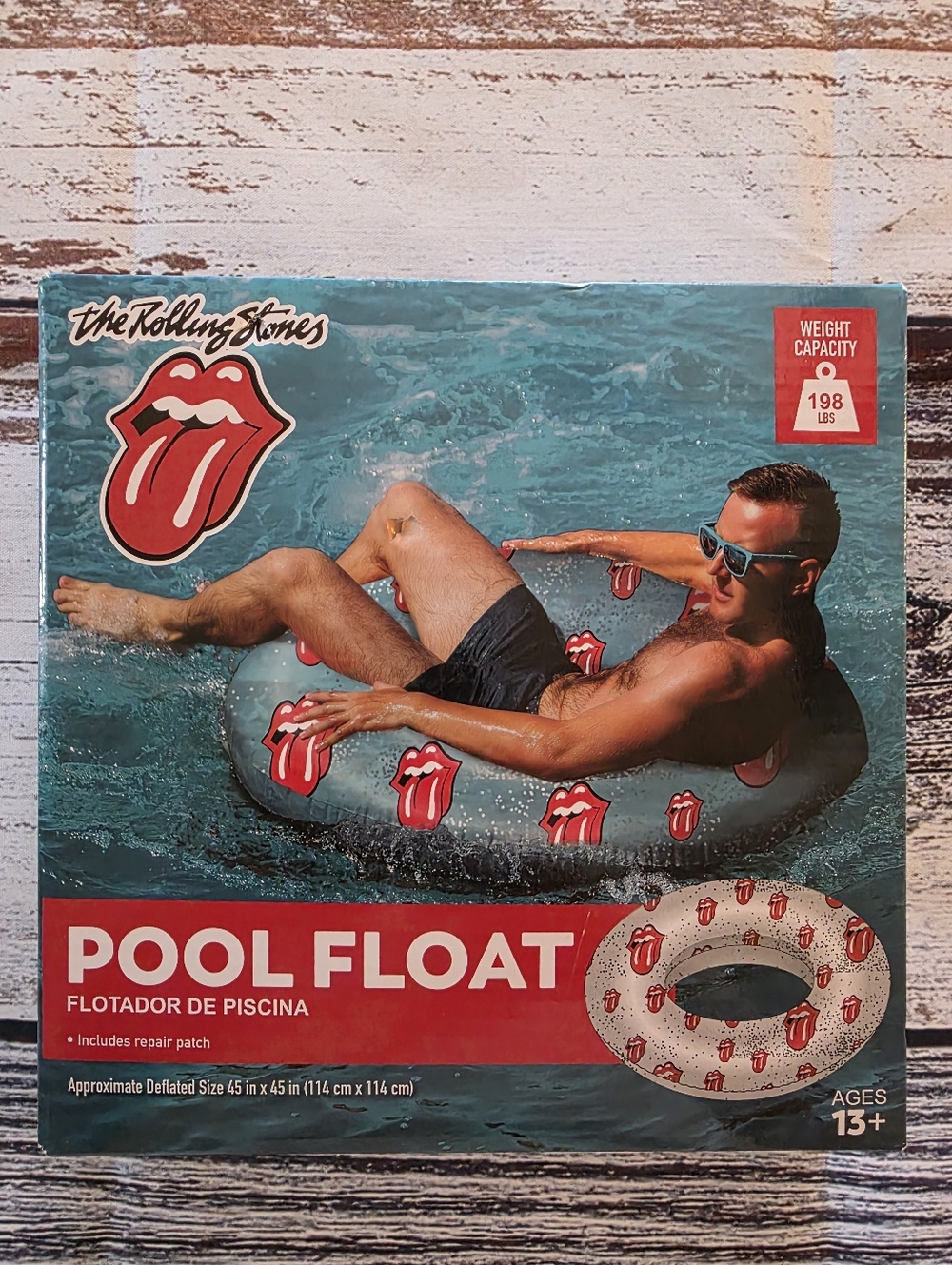 Rolling Stones Inflatable Pool Float